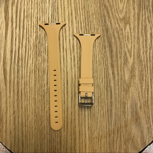 Watch band for Apple Smart Watch size 42/44mm Wrist size medium/large walnut - Picture 5 of 5